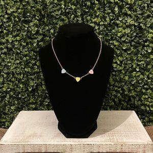 Candy heart choker necklace
